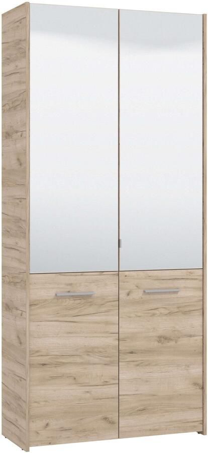 INOSIGN Schoenenkast Menorca schoenenkast opslagkast schoenenrek breedte 90 cm met vier deuren in moderne en elegante kleuren met twee spiegels - Foto 6