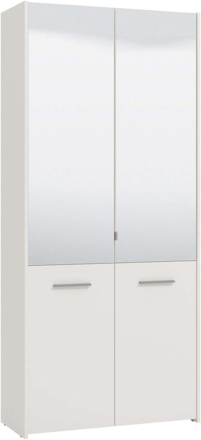INOSIGN Schoenenkast Menorca schoenenkast opslagkast schoenenrek breedte 90 cm met vier deuren in moderne en elegante kleuren met twee spiegels - Foto 6