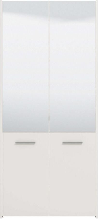 INOSIGN Schoenenkast Menorca schoenenkast opslagkast schoenenrek breedte 90 cm met vier deuren in moderne en elegante kleuren met twee spiegels - Foto 5