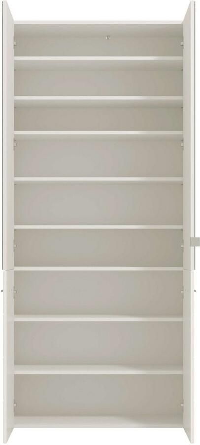 INOSIGN Schoenenkast Menorca schoenenkast opslagkast schoenenrek breedte 90 cm met vier deuren in moderne en elegante kleuren met twee spiegels - Foto 5
