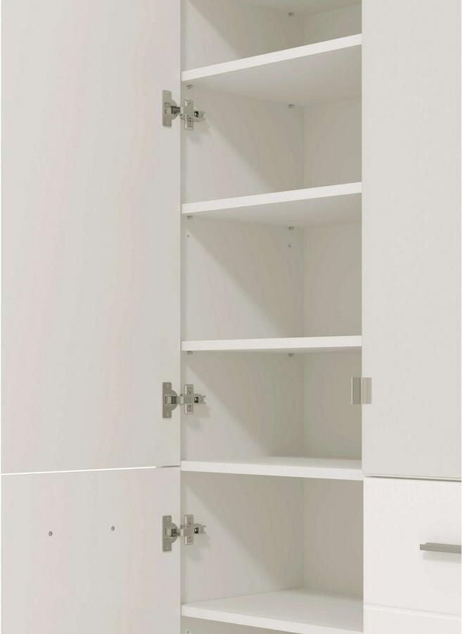 INOSIGN Schoenenkast Menorca schoenenkast opslagkast schoenenrek breedte 90 cm met vier deuren in moderne en elegante kleuren met twee spiegels - Foto 2