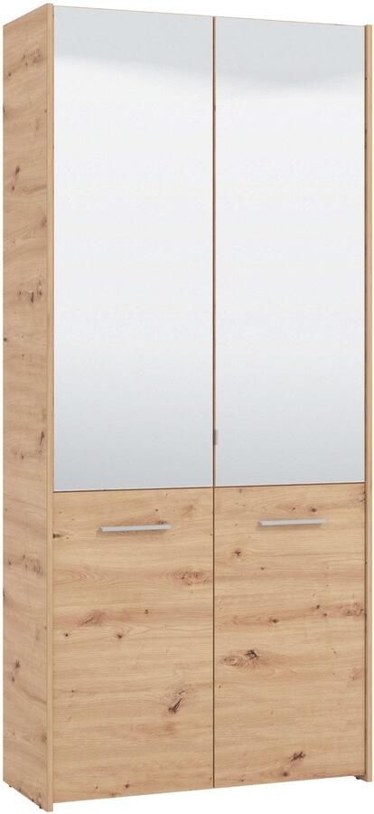 INOSIGN Schoenenkast Menorca schoenenkast opslagkast schoenenrek breedte 90 cm met vier deuren in moderne en elegante kleuren met twee spiegels - Foto 6