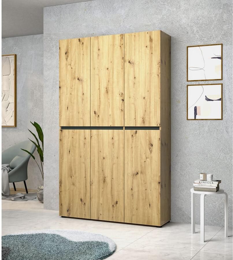 INOSIGN Schoenenkast Mister Breedte 120 cm hoogte 200 cm 6 deuren