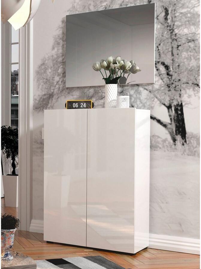 INOSIGN Schoenenkast Mister Breedte 80 cm 2 deuren hoogglanzend gelakt - Foto 4