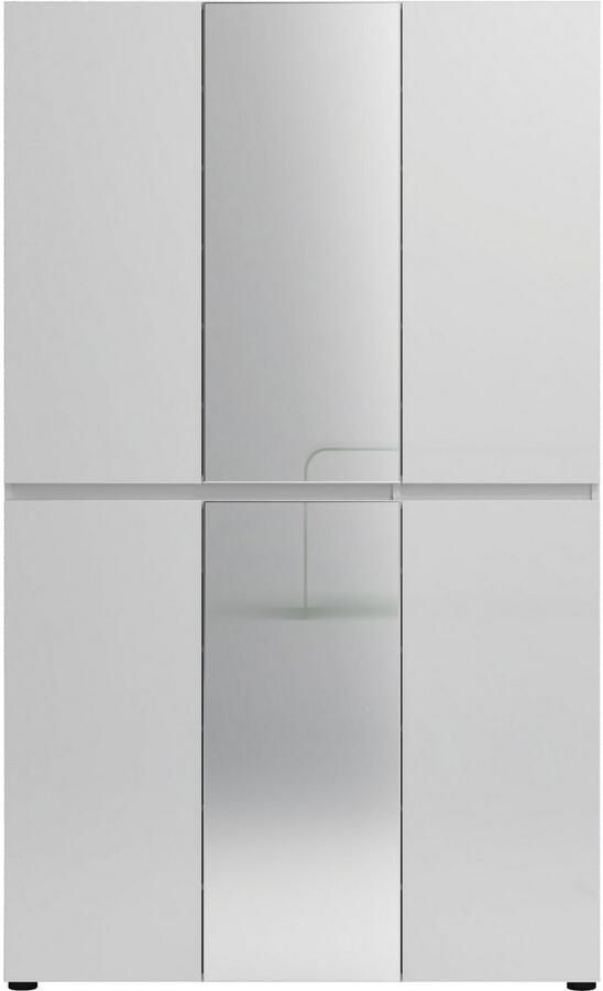 INOSIGN Schoenenkast Mister schoenenkast schoenenmeubelen schoenenopslag schoenenrek Breedte 120 cm hoogte 200 cm diepte 34 cm 6 deuren 24 vakken 2 spiegels - Foto 6