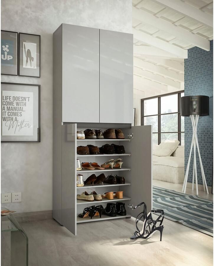 INOSIGN Schoenenkast MISTER- schoenenrek gemaakt in Italië 12 vakken 10 planken - Foto 2