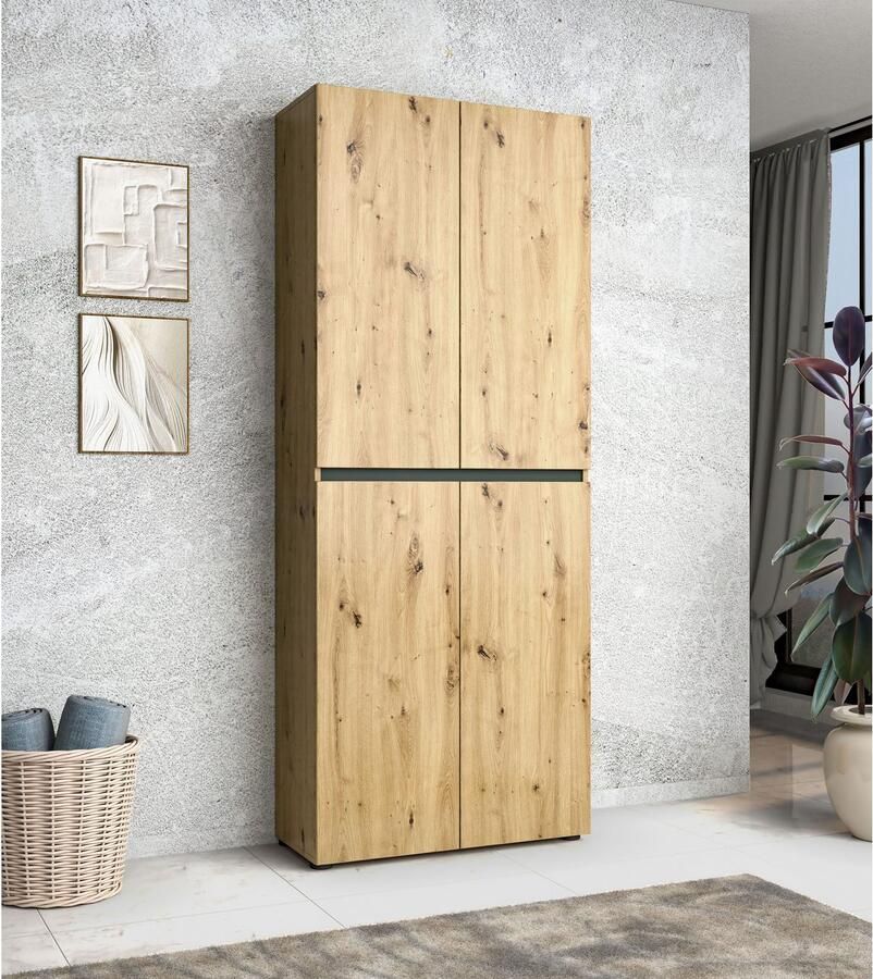 INOSIGN Schoenenkast MISTER- schoenenrek gemaakt in Italië 12 vakken 10 planken