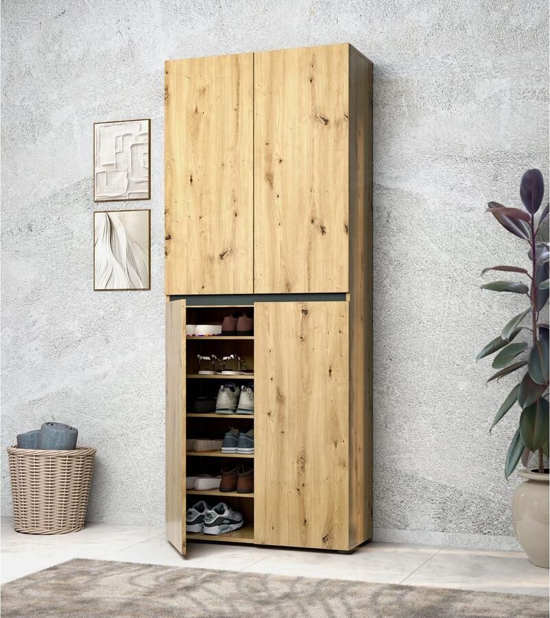 INOSIGN Schoenenkast MISTER- schoenenrek gemaakt in Italië 12 vakken 10 planken - Foto 2