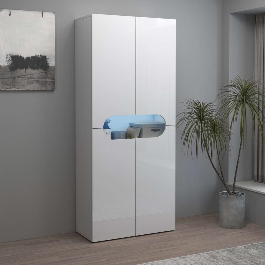 INOSIGN Schoenenkast Real schoenenkast schoenencommode schoenenrek breedte 80 cm hoogte 190 cm