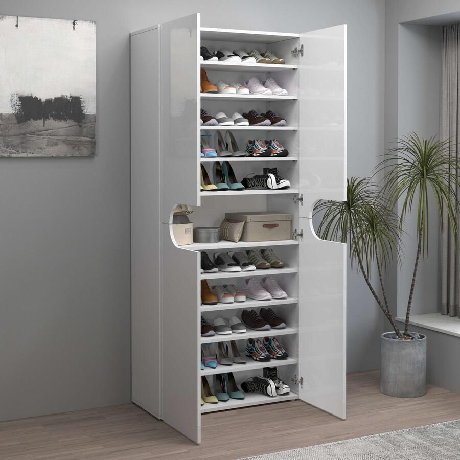 INOSIGN Schoenenkast Real schoenenkast schoenencommode schoenenrek breedte 80 cm hoogte 190 cm - Foto 2