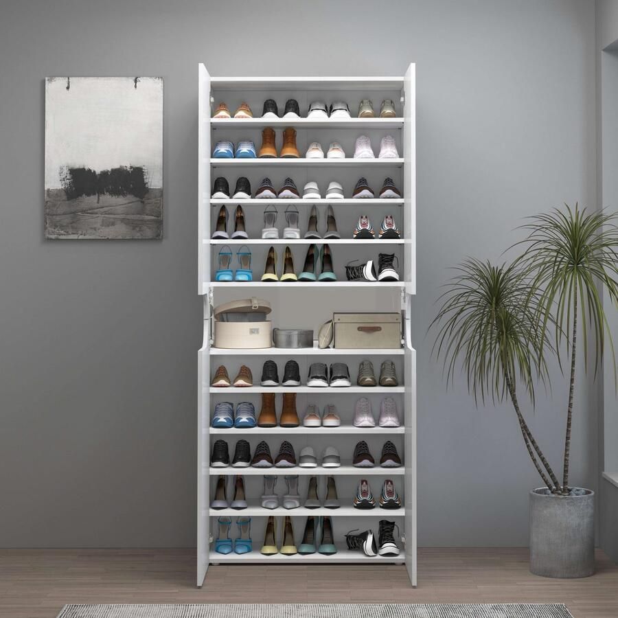 INOSIGN Schoenenkast Real schoenenkast schoenencommode schoenenrek breedte 80 cm hoogte 190 cm - Foto 3