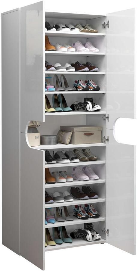 INOSIGN Schoenenkast Real schoenenkast schoenencommode schoenenrek breedte 80 cm hoogte 190 cm - Foto 11