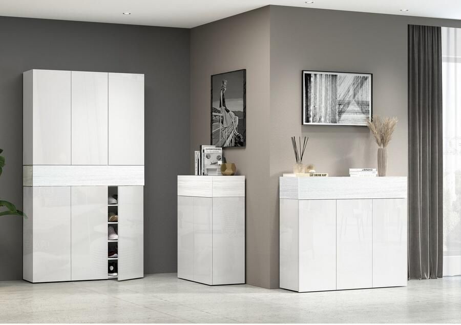 INOSIGN Schoenenkast Savona Hoogte 200cm 12 inlegplanken 21 vakken (1 stuk) - Foto 3