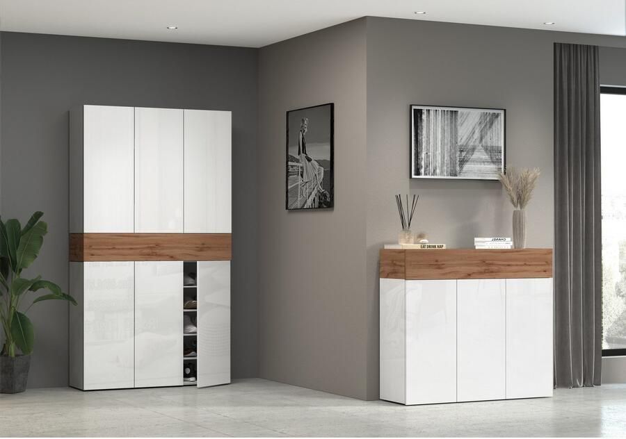 INOSIGN Schoenenkast Savona Hoogte 200cm 12 inlegplanken 21 vakken (1 stuk) - Foto 3