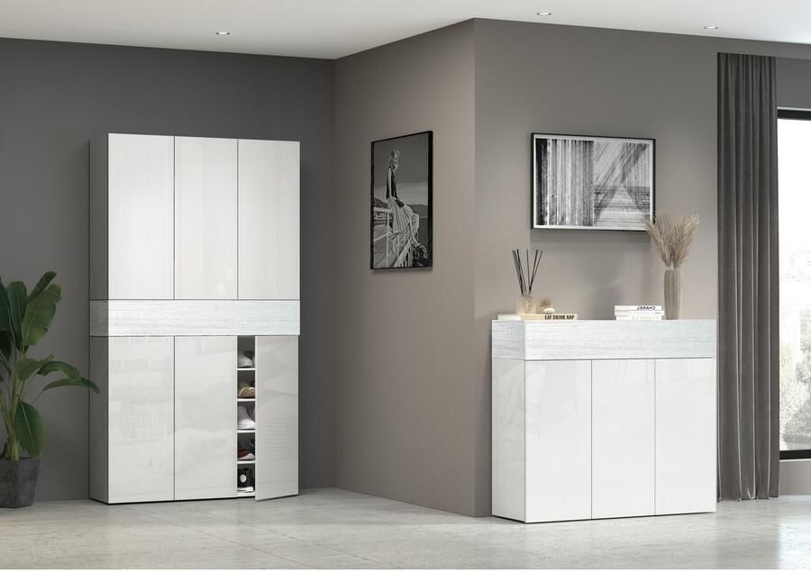 INOSIGN Schoenenkast Savona Hoogte 200cm 12 inlegplanken 21 vakken (1 stuk) - Foto 2