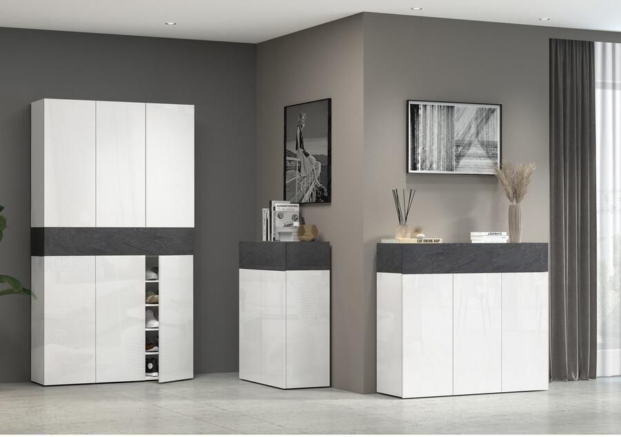 INOSIGN Schoenenkast Savona Hoogte 200cm 12 inlegplanken 21 vakken (1 stuk) - Foto 2