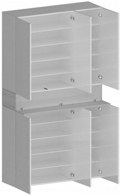 INOSIGN Schoenenkast Savona Hoogte 200cm 12 inlegplanken 21 vakken (1 stuk) - Foto 6