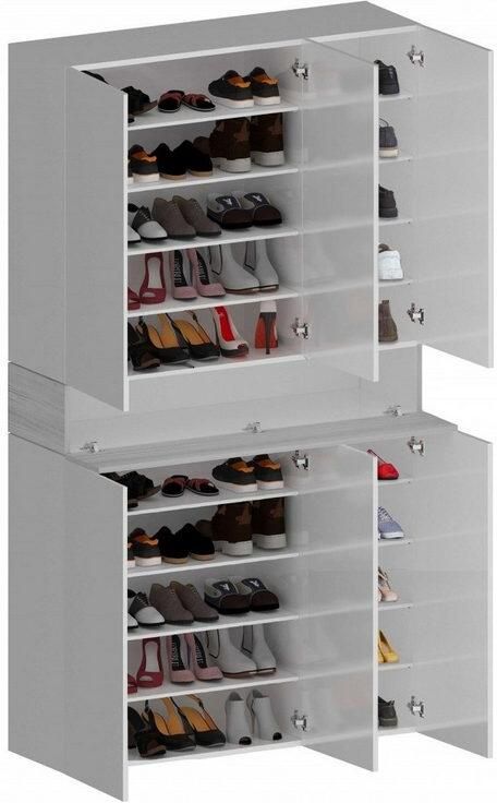 INOSIGN Schoenenkast Savona Hoogte 200cm 12 inlegplanken 21 vakken (1 stuk) - Foto 7