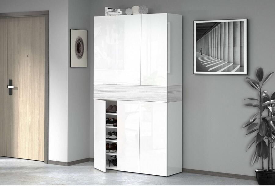 INOSIGN Schoenenkast Savona Hoogte 200cm 12 inlegplanken 21 vakken (1 stuk) - Foto 4