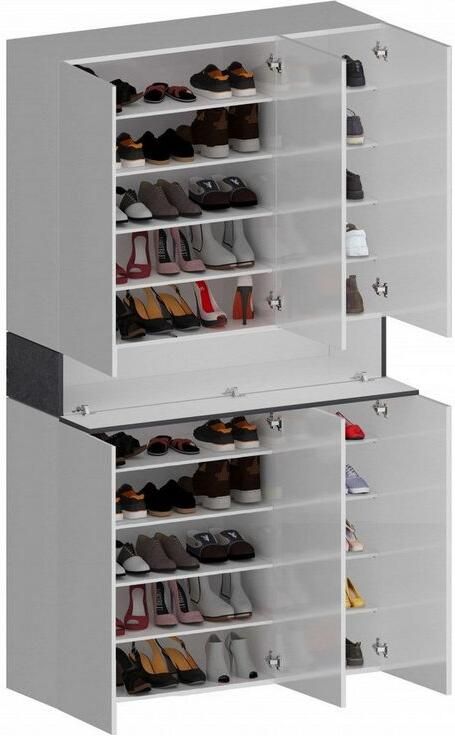 INOSIGN Schoenenkast Savona Hoogte 200cm 12 inlegplanken 21 vakken (1 stuk) - Foto 6