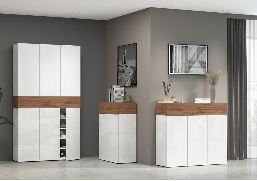 INOSIGN Schoenenkast Savona Hoogte 200cm 12 inlegplanken 21 vakken (1 stuk) - Foto 2