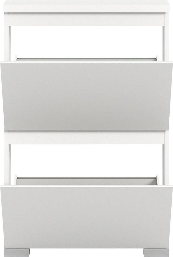 INOSIGN Schoenenkast Skoskap Diepte 18 cm 2 Deurtjes met schoenrol plaats voor 6 paar schoenen - Foto 5