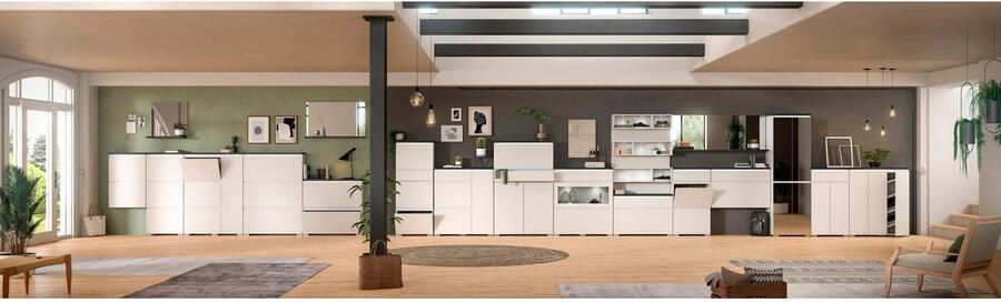 INOSIGN Schoenenkast Skoskap Diepte 40 cm 2 Deuren 1 Lade 4 Vakken 3 Planken Plaats voor ca. 12 paar schoenen commode schoenenkast schoenenrek - Foto 8