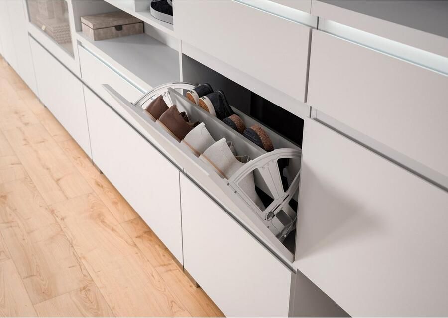 INOSIGN Schoenenkast Skoskap Diepte 27 cm 2 Deurtjes 1 Lade plaats voor 6 paar schoenen - Foto 3
