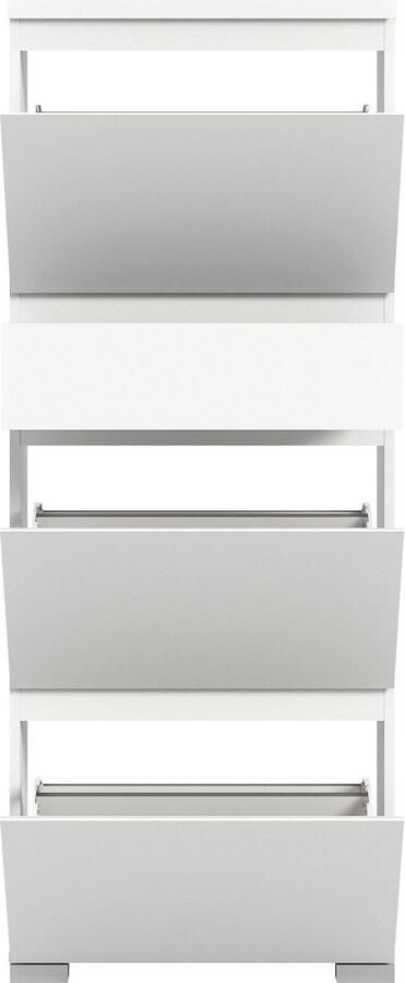 INOSIGN Schoenenkast Skoskap Diepte 27 cm 3 Deurtjes 1 Lade plaats voor 9 paar schoenen - Foto 6