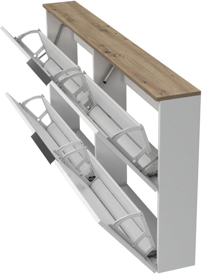 INOSIGN Schoenenkast SPACE schoenenkipper schoenenkast schoenencommode slechts 19 cm diep - Foto 2