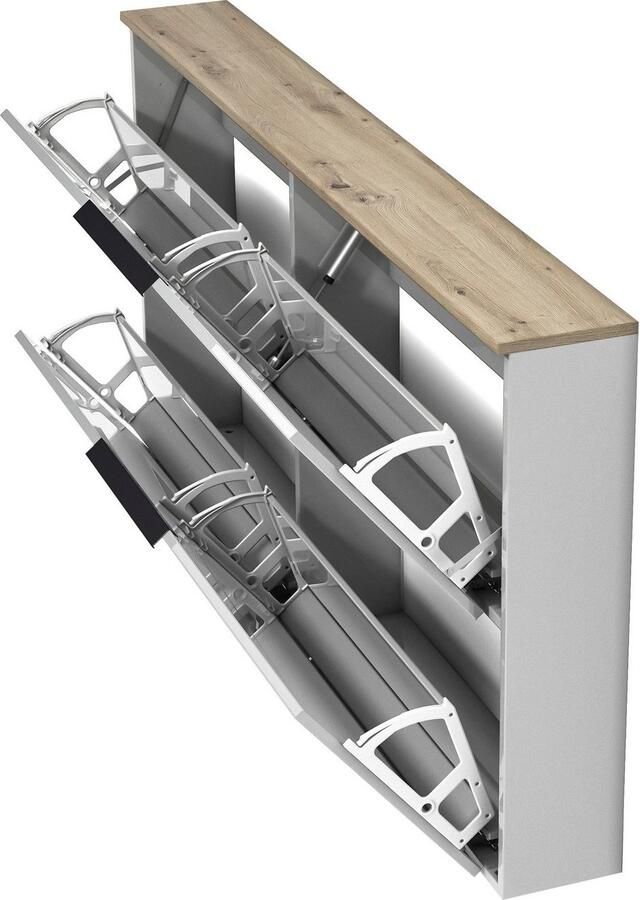 INOSIGN Schoenenkast SPACE schoenenkipper schoenenkast schoenencommode slechts 19 cm diep - Foto 7