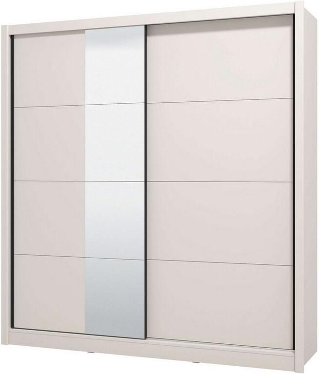 INOSIGN Schuifdeurkast Albi slaapkamerkast linnenkast in cashmere of wit Kledingkast met spiegel MET binneninrichting FSC -gecertificeerd - Foto 4