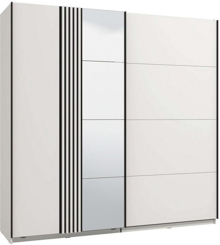 INOSIGN Schuifdeurkast Ascalon met spiegel en 3D-lamellen FSC-gecertificeerd gemaakt in Europa - Foto 4