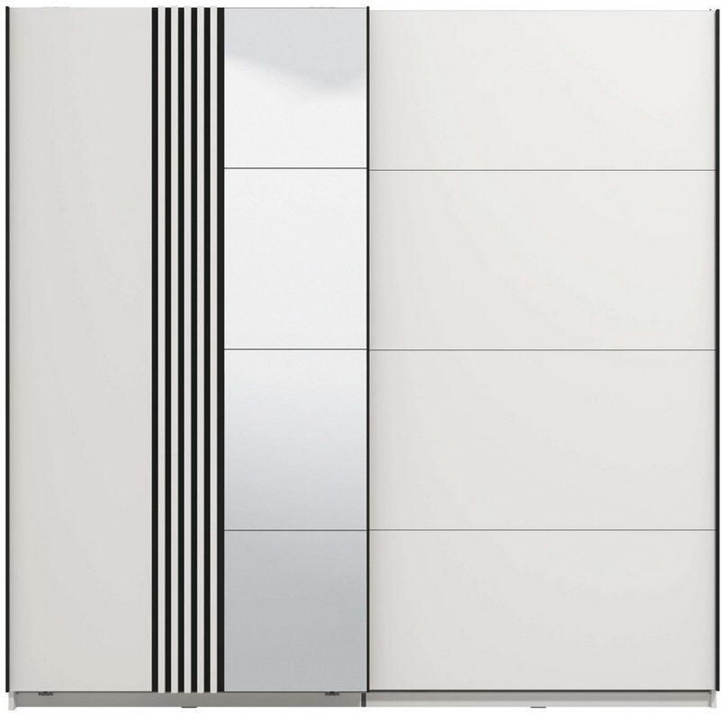 INOSIGN Schuifdeurkast Ascalon met spiegel en 3D-lamellen FSC-gecertificeerd gemaakt in Europa