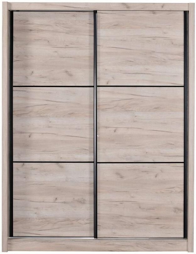 INOSIGN Schuifdeurkast Navara kledingkast linnenkast in 3 breedtes met complete binnenuitrusting fsc -gecertificeerd - Foto 3