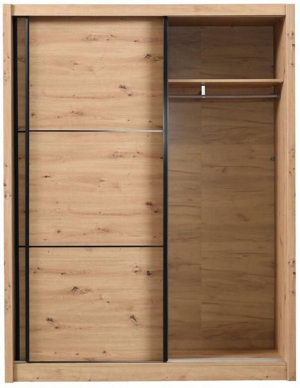 INOSIGN Schuifdeurkast Navara kledingkast linnenkast in 3 breedtes met complete binnenuitrusting fsc -gecertificeerd - Foto 5