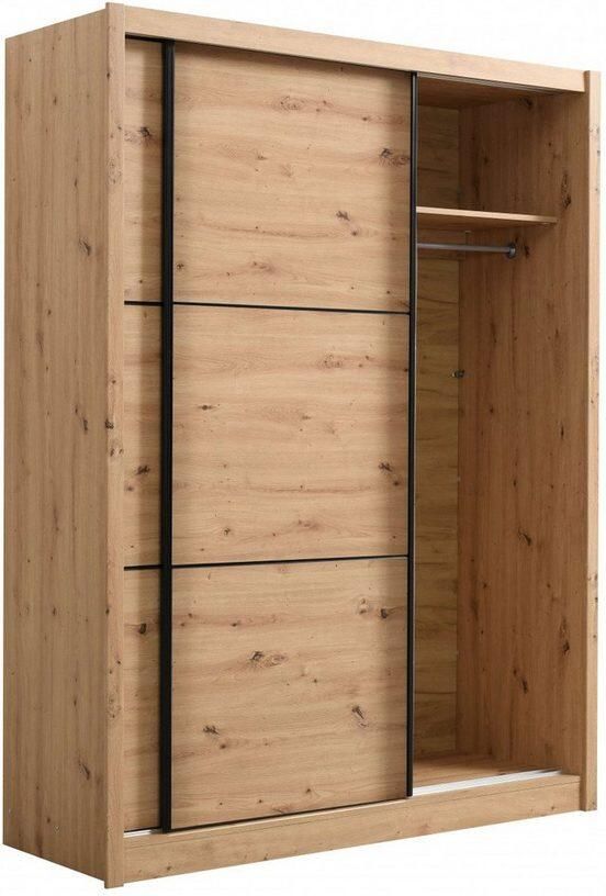 INOSIGN Schuifdeurkast Navara kledingkast linnenkast in 3 breedtes met complete binnenuitrusting fsc -gecertificeerd - Foto 8