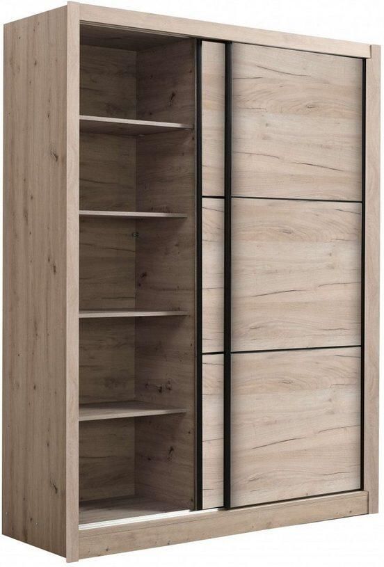 INOSIGN Schuifdeurkast Navara kledingkast linnenkast in 3 breedtes met complete binnenuitrusting fsc -gecertificeerd - Foto 6