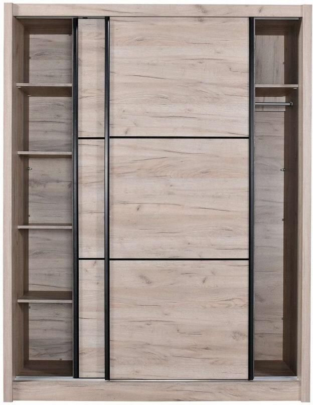 INOSIGN Schuifdeurkast Navara kledingkast linnenkast in 3 breedtes met complete binnenuitrusting fsc -gecertificeerd - Foto 4