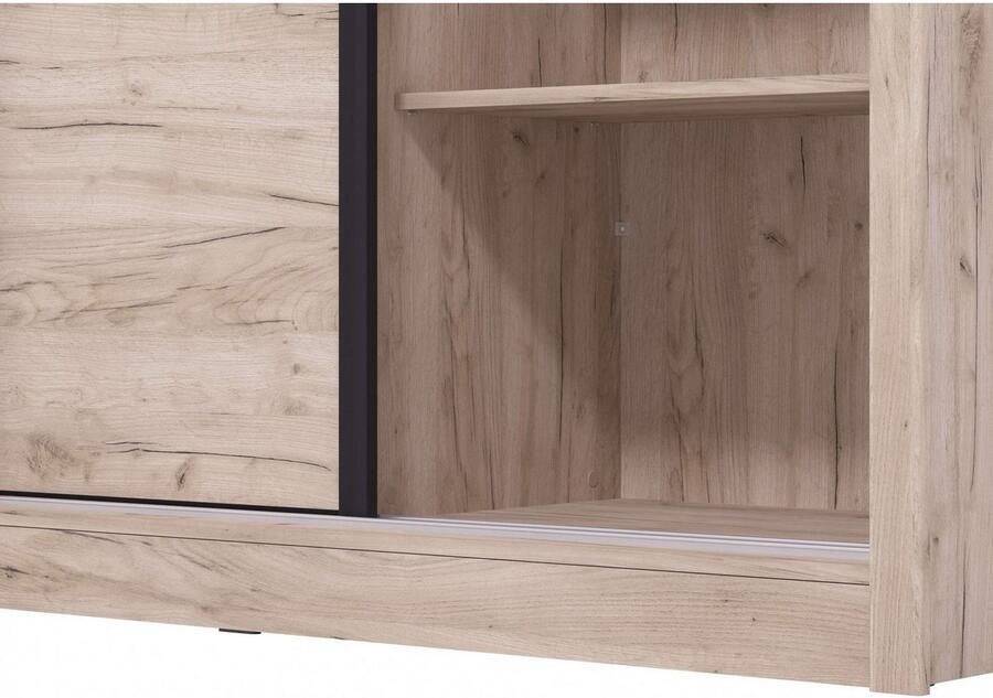 INOSIGN Schuifdeurkast Navara kledingkast met spiegel linnenkast garderobe Kledingkast met spiegel FSC -gecertificeerd 242 5x215 5x61cm - Foto 6