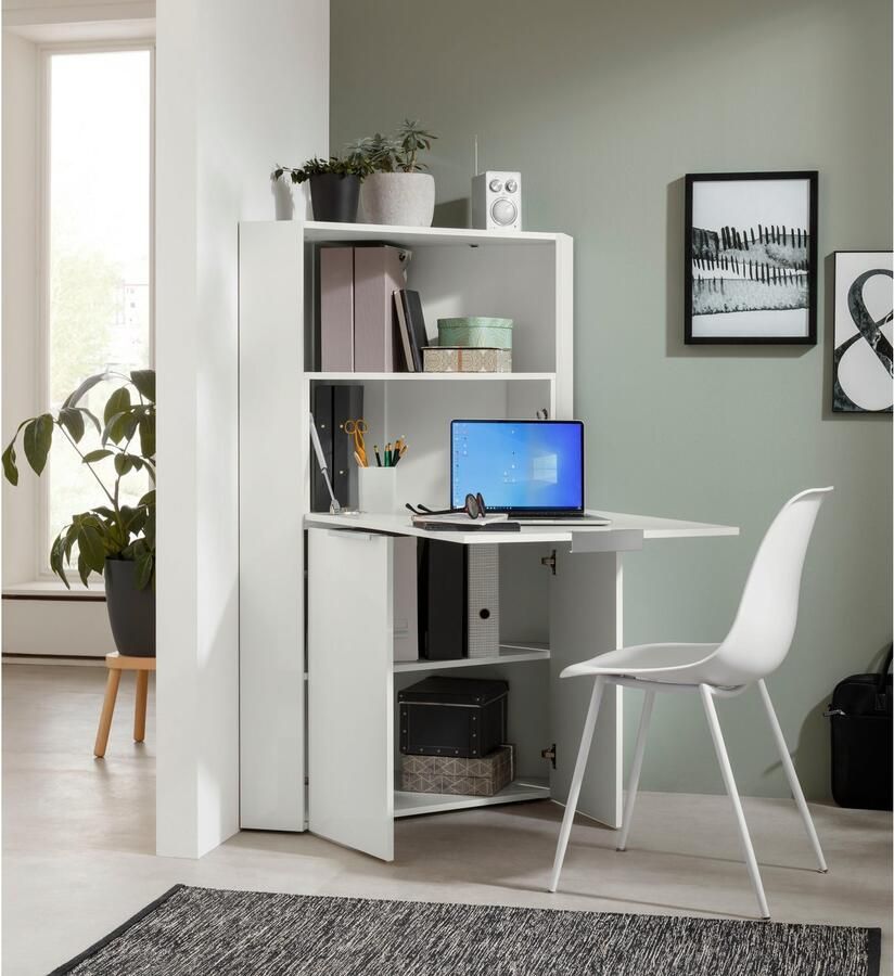 INOSIGN Secretaire Dalia Secretaire Hoekbureau met opbergruimte breedte 90 cm Made in Italy