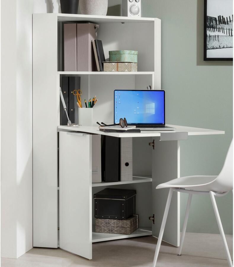 INOSIGN Secretaire Dalia Secretaire Hoekbureau met opbergruimte breedte 90 cm Made in Italy - Foto 2