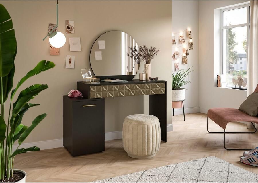 INOSIGN Sidetable Föhnkast kaptafel make-uptafel inclusief spiegel - Foto 8