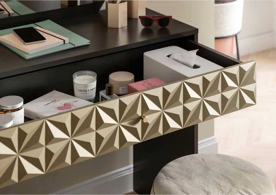 INOSIGN Sidetable Föhnkast kaptafel make-uptafel inclusief spiegel - Foto 9