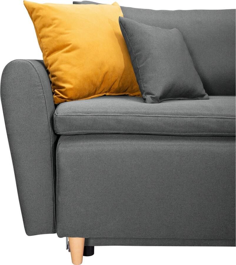 INOSIGN Slaapbank Anika met boxspringopbouw slaapfunctie & bedkist bank met bedfunctie - Foto 2