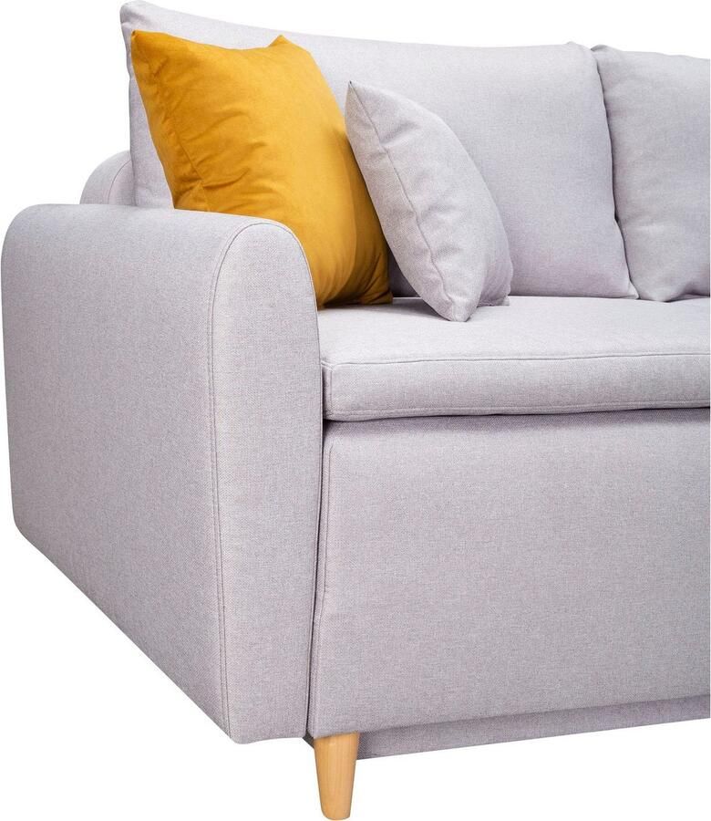 INOSIGN Slaapbank Anika met boxspringopbouw slaapfunctie & bedkist bank met bedfunctie