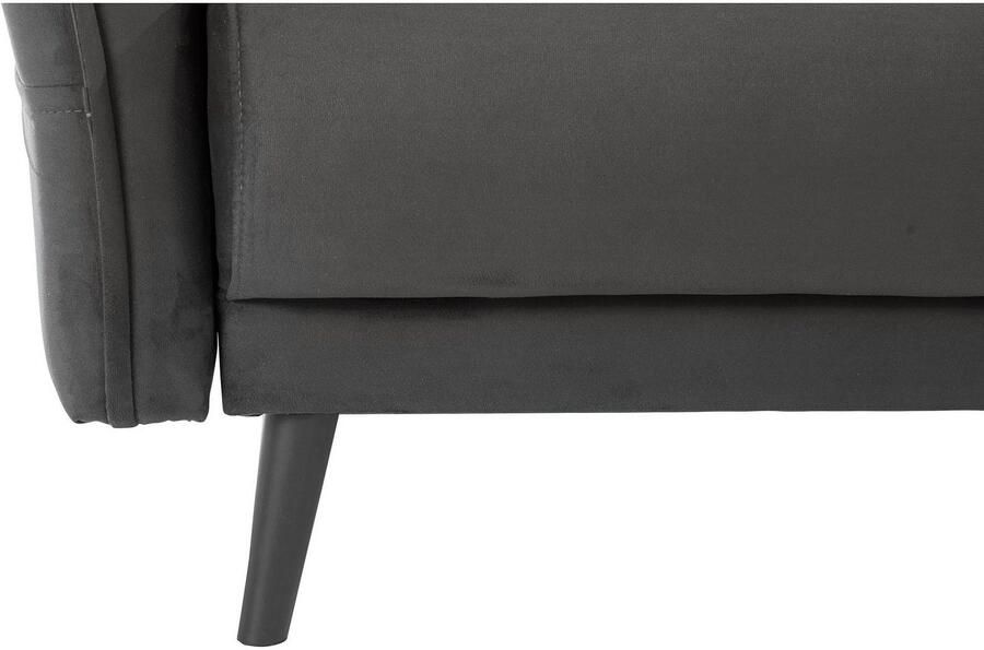 INOSIGN Slaapbank Asra incl. slaapfunctie en bedkist zijzak in de armleuning binnenvering - Foto 3