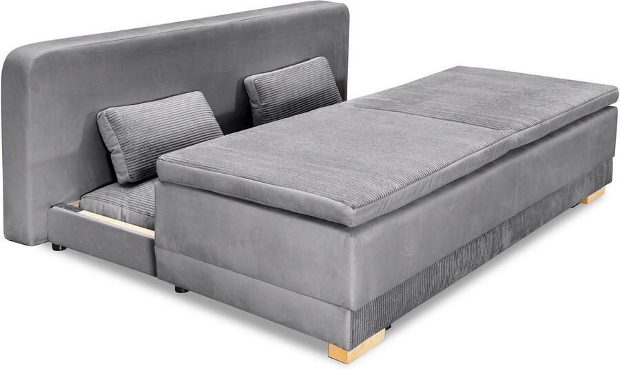 INOSIGN Slaapbank Ben met boxspringopbouw slaapfunctie & bedkist bank met bedfunctie - Foto 8