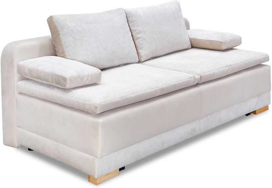 INOSIGN Slaapbank Ben met boxspringopbouw slaapfunctie & bedkist bank met bedfunctie - Foto 5