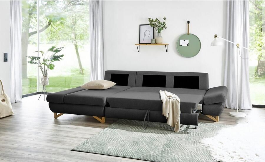Home affaire Slaapbank City Giron comfortabele slaapbank (ligoppervlak 245 x 138 cm) en bedlade - Foto 8